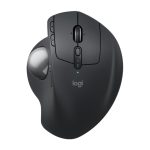 Ratón ergonómico Logitech MX Ergo S con diseño vertical, SKU 910-007260, ideal para reducir la fatiga de la muñeca y mejorar la precisión.