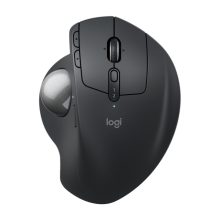 Ratón ergonómico Logitech MX Ergo S con diseño vertical, SKU 910-007260, ideal para reducir la fatiga de la muñeca y mejorar la precisión.