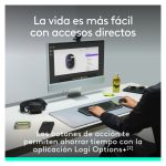 Logitech POP Mouse, color blanco, un ratón inalámbrico Bluetooth con botones programables, clics discretos y tecnología Easy-Switch para usar hasta con 3 dispositivos. SKU: 910-007411