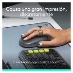 Logitech POP Mouse ratón inalámbrico compacto en grafito con botones programables, clics discretos y tecnología Easy-Switch, SKU 910-007412