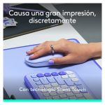 Logitech POP Mouse inalámbrico Bluetooth compacto y portátil con botones programables, clics discretos y tecnología Easy-Switch. SKU: 910-007414