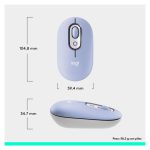 Logitech POP Mouse inalámbrico Bluetooth compacto y portátil con botones programables, clics discretos y tecnología Easy-Switch. SKU: 910-007414