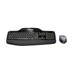 Teclado Logitech 920-002420 para hogar con formato QWERTZ, incluye ratón, color negro, tecnología RF inalámbrica, idioma alemán