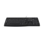 Teclado Logitech K120 con diseño a prueba de derrames y teclas cómodas. SKU 920-002499