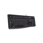 Teclado Logitech K120 con diseño a prueba de derrames y teclas cómodas. SKU 920-002499