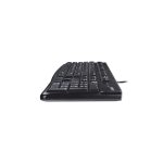 Teclado Logitech K120 con diseño a prueba de derrames y teclas cómodas. SKU 920-002499