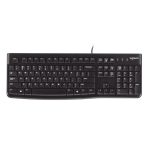 Teclado Logitech K120 para Business con conexión USB, diseño QWERTY en español, color negro, SKU 920-002518