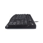 Teclado Logitech K120 para Business con conexión USB, diseño QWERTY en español, color negro, SKU 920-002518
