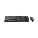 Conjunto de teclado y ratón Logitech MK120, conexión USB, SKU 920-002540