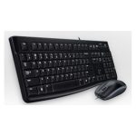 Logitech Desktop MK120 juego de teclado y ratón USB QWERTY portugués en color negro con SKU 920-002547