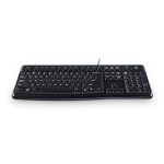 Logitech Keyboard K120 para Business teclado universal USB QWERTZ en negro con SKU 920-002641, ideal para uso empresarial