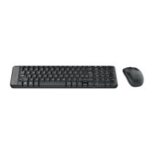 Combo de teclado y ratón inalámbricos Logitech MK220, diseño compacto y eficiente. SKU: 920-003161