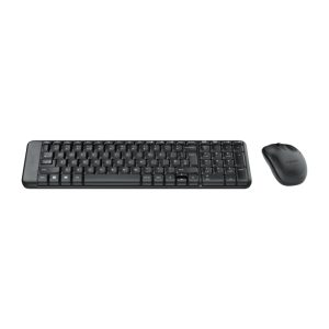 Combo de teclado y ratón inalámbricos Logitech MK220, diseño compacto y eficiente. SKU: 920-003161