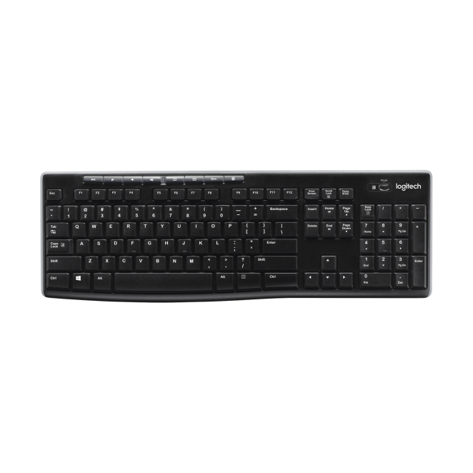 Logitech K270 3 Logitech K270 teclado cómodo en entorno de oficina