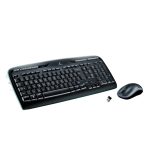 Combo inalámbrico Logitech MK330 incluye teclado QWERTY en español y ratón, color negro y gris. SKU 920-003978