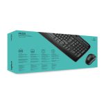 Logitech Wireless Combo MK330, teclado y ratón incluidos, USB, QWERTY Internacional de EE.UU., color negro. SKU: 920-003989.