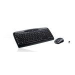 Logitech Wireless Combo MK330, teclado y ratón incluidos, USB, QWERTY Internacional de EE.UU., color negro. SKU: 920-003989.