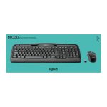 Logitech Wireless Combo MK330, teclado y ratón incluidos, USB, QWERTY Internacional de EE.UU., color negro. SKU: 920-003989.