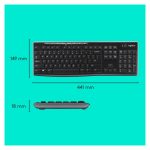 Combo inalámbrico Logitech MK270, incluye teclado y ratón con batería de larga duración. SKU: 920004508