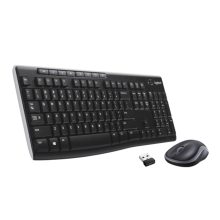 Combo inalámbrico Logitech MK270, incluye teclado y ratón con batería de larga duración. SKU: 920004508