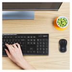 Combo inalámbrico Logitech MK270, incluye teclado y ratón con batería de larga duración. SKU: 920004508