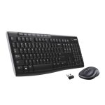 Combo de teclado y mouse inalámbricos Logitech MK270 con conexión USB, SKU 920-004509