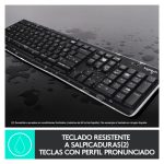 Logitech combo de teclado y mouse inalámbricos modelo MK270, SKU 920-004513. Ideal para uso en oficina y hogar.