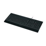 Teclado Logitech K280E Pro para negocios, USB, diseño QWERTY Internacional de EE.UU., color negro. SKU 920-005217
