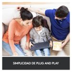 Teclado inalámbrico Logitech K400 Plus con touchpad integrado, ideal para control de TV y PC, SKU 920-007137