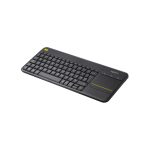 Teclado inalámbrico Logitech K400 Plus con touchpad integrado, ideal para control de TV y PC, SKU 920-007137