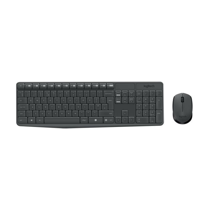 Logitech MK235 2 Logitech MK235 ratón ergonómico