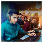 Teclado Logitech G G213 Prodigy para juegos, con conexión USB, distribución QWERTY internacional de EE.UU y color negro. SKU: 920-008093.