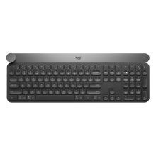 Teclado universal de Logitech modelo 920-008500 con conectividad RF inalámbrica y Bluetooth, disposición QWERTY italiano, en colores negro y gris