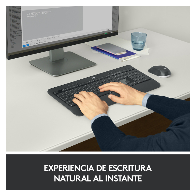 Logitech 920-008680 teclado Ratón incluido Universal RF inalámbrico QWERTY Español Negro, Blanco 3 Logitech 920-008680 teclado y ratón universal contextos de uso