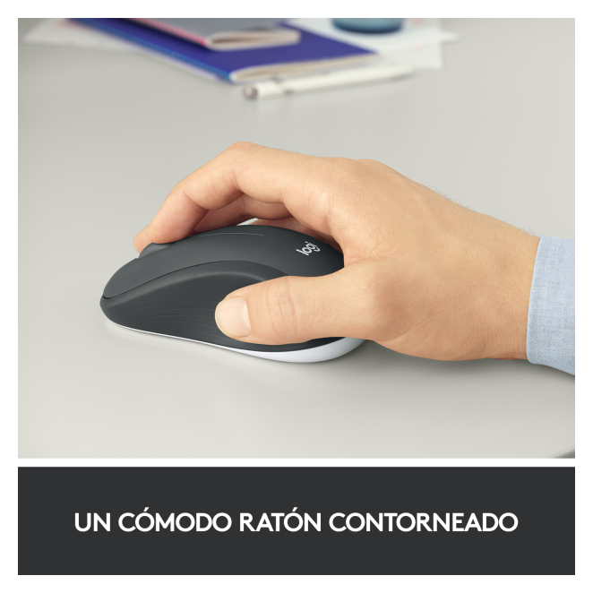 Logitech 920-008680 teclado Ratón incluido Universal RF inalámbrico QWERTY Español Negro, Blanco 2 Logitech 920-008680 teclado y ratón incluido combo versátil