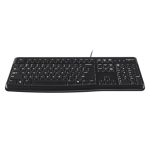 Logitech Keyboard K120 teclado universal USB Hebreo en color negro, SKU 920-008899
