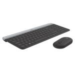 Logitech 920-009198 teclado inalámbrico con ratón incluido, universal, RF, configuración QWERTY en español, color grafito