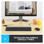 Logitech 920-009198 teclado inalámbrico con ratón incluido, universal, RF, configuración QWERTY en español, color grafito