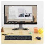 Teclado Logitech con ratón incluido, modelo universal RF inalámbrico, distribución QWERTY internacional de EE.UU., color grafito, SKU 920-009204