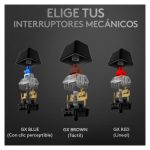 Teclado Logitech G 920-009344 diseñado para juegos, con conexión USB, distribución QWERTY en español y acabado en color carbono