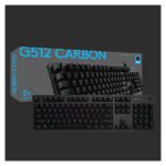 Teclado Logitech G 920-009370 para juegos con conexión USB en color carbono, diseño en inglés