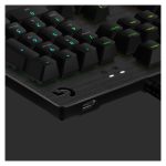 Teclado Logitech G 920-009370 para juegos con conexión USB en color carbono, diseño en inglés