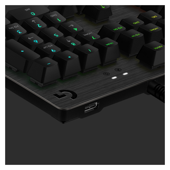 Logitech G 920-009370 teclado Juego USB Inglés Carbono 3 Usuarios ideales para el Logitech G teclado gaming en color Carbono