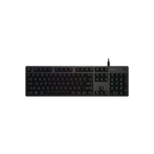 Logitech G 920-009434 teclado de juegos con conexión USB, diseño en carbono, idioma portugués