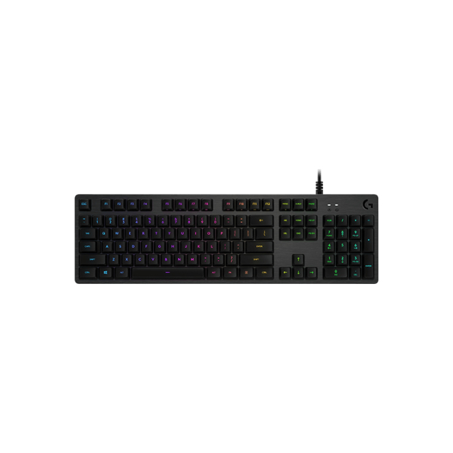 Logitech Teclado para Juegos en Portugués con Conexión USB Logitech G 920-009434 teclado de juegos con conexión USB, diseño en carbono, idioma portugués