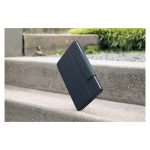 Teclado Logitech para móvil con disposición QWERTY en inglés del Reino Unido, modelo 920-009658, con Smart Connector y color azul.