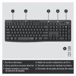 Combo de teclado y ratón Logitech MK295 Silent con tecnología SilentTouch y SKU: 920-009798