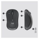 Logitech Teclado Inalámbrico MK295 Silent con Tecnología SilentTouch, SKU 920-009800. Teclado en color negro con teclas silenciosas.