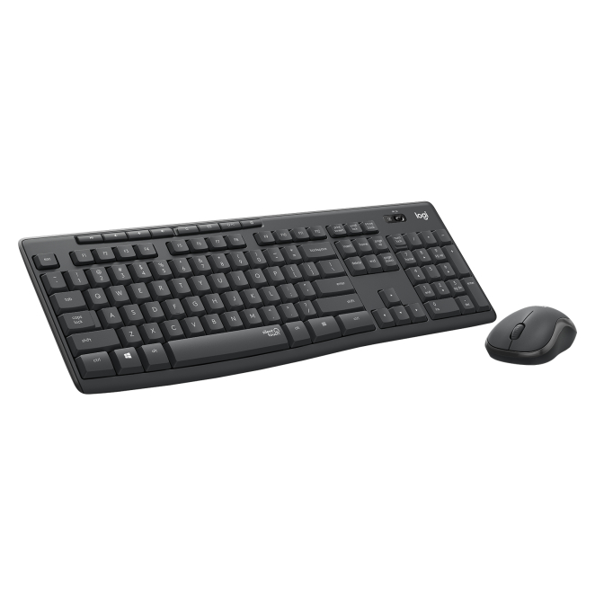 Logitech Teclado Inalámbrico MK295 Silent con Tecnología SilentTouch Logitech Teclado Inalámbrico MK295 Silent con Tecnología SilentTouch, SKU 920-009800. Teclado en color negro con teclas silenciosas.