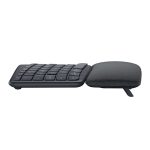Teclado ergonómico Logitech ERGO K860 con diseño curvado y reposamuñecas, SKU 920-010105